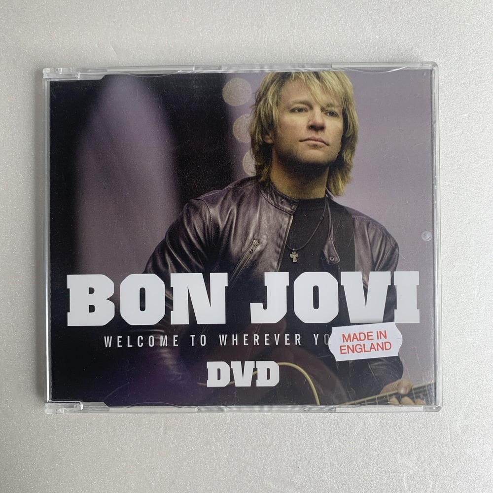 BON JOVI Welcome To Wherever You Are‎ Rare 2006 UK 3-track DVD single CD